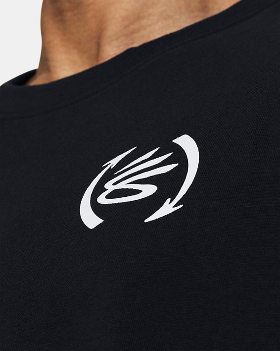 T-shirt voor heren Curry x Bruce Lee, Black, pdpMainDesktop image number 3
